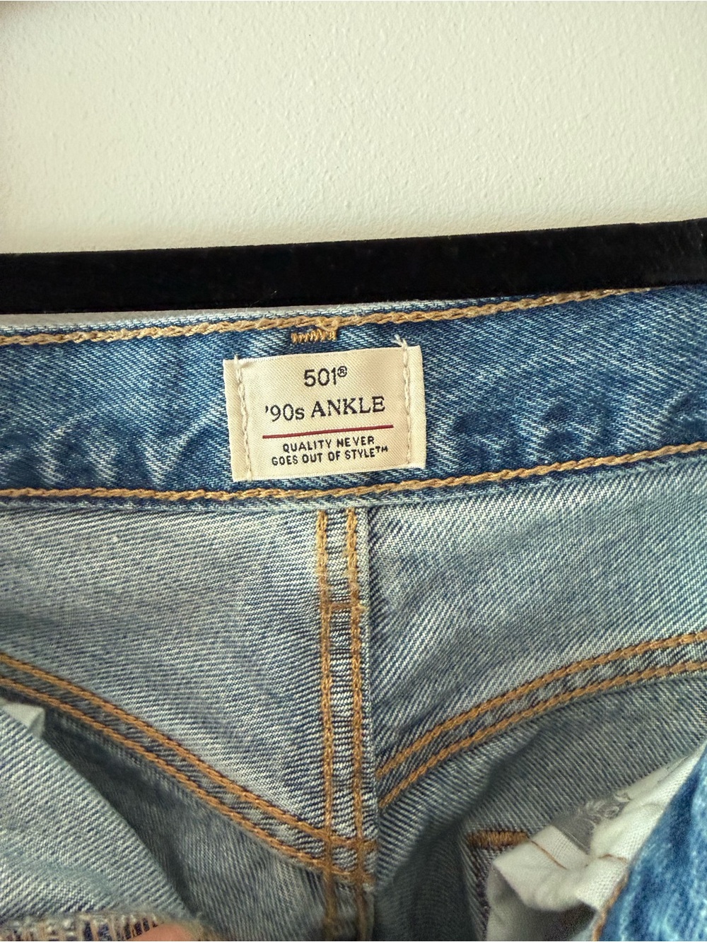 Levi's 501 '90s Ankle Jeans Sweetest Taboo Sz 25 NWOT - Picture 6 of 8